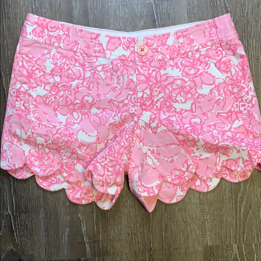 Lilly Pulitzer Buttercup shorts Sz 2